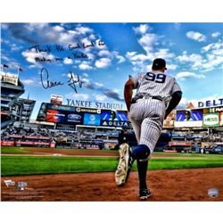Aaron Judge Signed Yankees "Running out of the Dugout" 16x20 Photo Inscribed "Thank the Good Lord fo