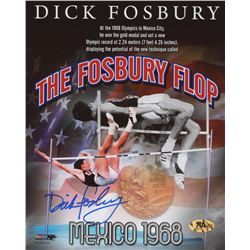 Dick Fosbury Signed Team USA 8x10 Photo (MAB Hologram)