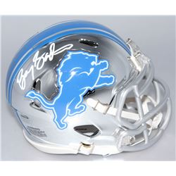 Barry Sanders Signed Detroit Lions Chrome Speed Mini-Helmet (JSA COA  Schwartz Sports Hologram)