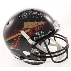 Derrick Brooks Signed Florida State Seminoles Full-Size Helmet Inscribed "'93, '94 All-American" (Be