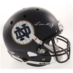 Lou Holtz Signed Notre Dame Fighting Irish Full-Size Helmet (Beckett COA  Fanatics Hologram)