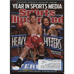 Christian Bale  Mark Wahlberg Signed 2010 Sports illustrated Magazine (JSA COA)