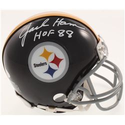 Jack Ham Signed Pittsburgh Steelers Mini Helmet Inscribed "HOF 88" (JSA COA)