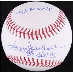 Reggie Jackson Signed OML Baseball with Multiple Inscriptions (JSA COA)
