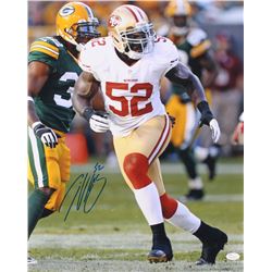 Patrick Willis Signed San Francisco 49ers 16x20 Photo (JSA COA)