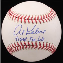 Al Kaline Signed OML Baseball Inscribed "Tiger For Life" (JSA COA)