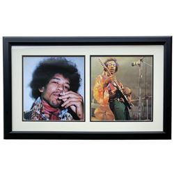 Jimi Hendrix 17x28 Custom Framed Photo Display