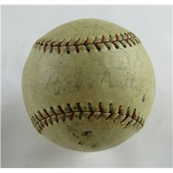 Babe Ruth  Miller Huggins Signed OAL Baseball (JSA LOA)