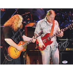 Warren Haynes  Derek Trucks Signed 11x14 Photo (PSA COA)