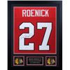 Image 1 : Jeremy Roenick 24x30 Custom Framed Jersey Display (JSA COA)