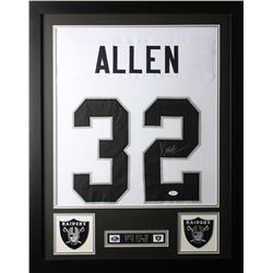 Marcus Allen 24x30 Custom Framed Jersey Display (JSA COA)