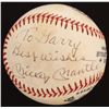 Image 1 : Mickey Mantle Signed OML Baseball Inscribed "Best Wishes" (Beckett LOA)