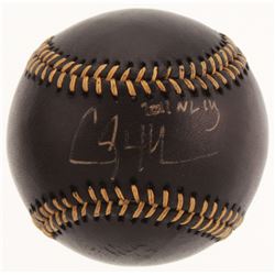 Clayton Kershaw Signed OML Black Leather Baseball Inscribed "2011 NL Cy" (MLB Hologram)