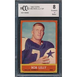 1963 Topps #82 Bob Lilly SP RC (BCCG 8)