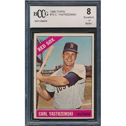 1966 Topps #70 Carl Yastrzemski (BCCG 8)