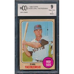 1968 Topps #250 Carl Yastrzemski (BCCG 9)