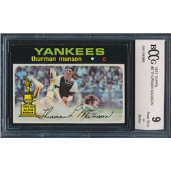 1971 Topps #5 Thurman Munson (BCCG 9)