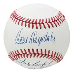 Don Drysdale, Sandy Koufax,  Don Sutton Signed ONL Baseball (Beckett LOA)