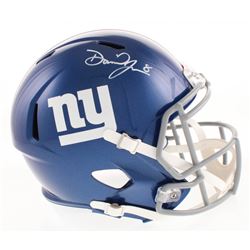 Daniel Jones Signed New York Giants Full-Size Speed Helmet (Beckett COA)