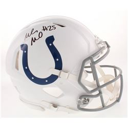 Marlon Mack Signed Indianapolis Colts Full-Size Authentic On-Field Speed Helmet (Beckett COA)