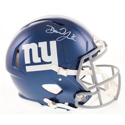 Daniel Jones Signed New York Giants Full-Size Authentic On-Field Speed Helmet (Beckett COA)