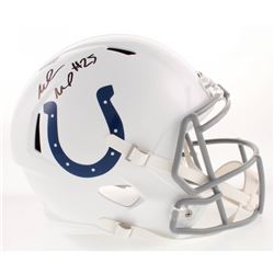 Marlon Mack Signed Indianapolis Colts Full-Size Speed Helmet (Beckett COA)
