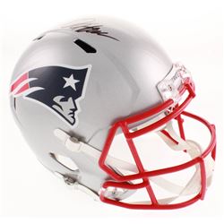 Damien Harris Signed New England Patriots Full-Size Speed Helmet (Beckett COA)