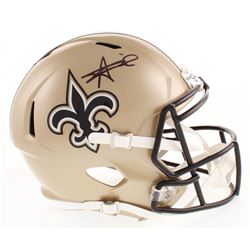 Alvin Kamara Signed New Orleans Saints Full-Size Speed Helmet (JSA COA)