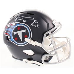 Jevon Kearse Signed Tennessee Titans Full-Size Speed Helmet Inscribed "The Freak!" (Beckett COA)
