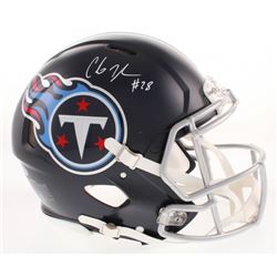 Chris Johnson Signed Tennessee Titans Full-Size Authentic On-Field Speed Helmet (Beckett COA)