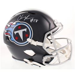 Chris Johnson Signed Tennessee Titans Full-Size Speed Helmet (Beckett COA)