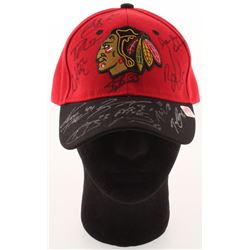 2014-15 Chicago Blackhawks Hat Signed by (13) with Teuvo Teravainen, Duncan Keith, Scott Darling, Kr