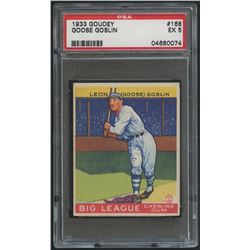 1933 Goudey #168 Goose Goslin RC (PSA 5)