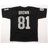 Image 1 : Tim Brown Signed Jersey Inscribed "HOF 2015" (Radtke COA)