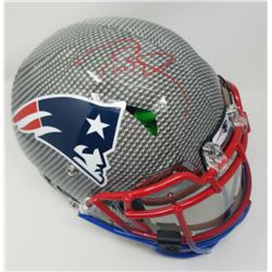 Tom Brady Signed New England Patriots Limited Edition Custom Hydro Dipped Full-Size Authentic On-Fie