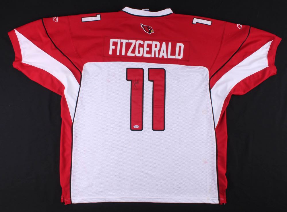 larry fitzgerald signed jersey
