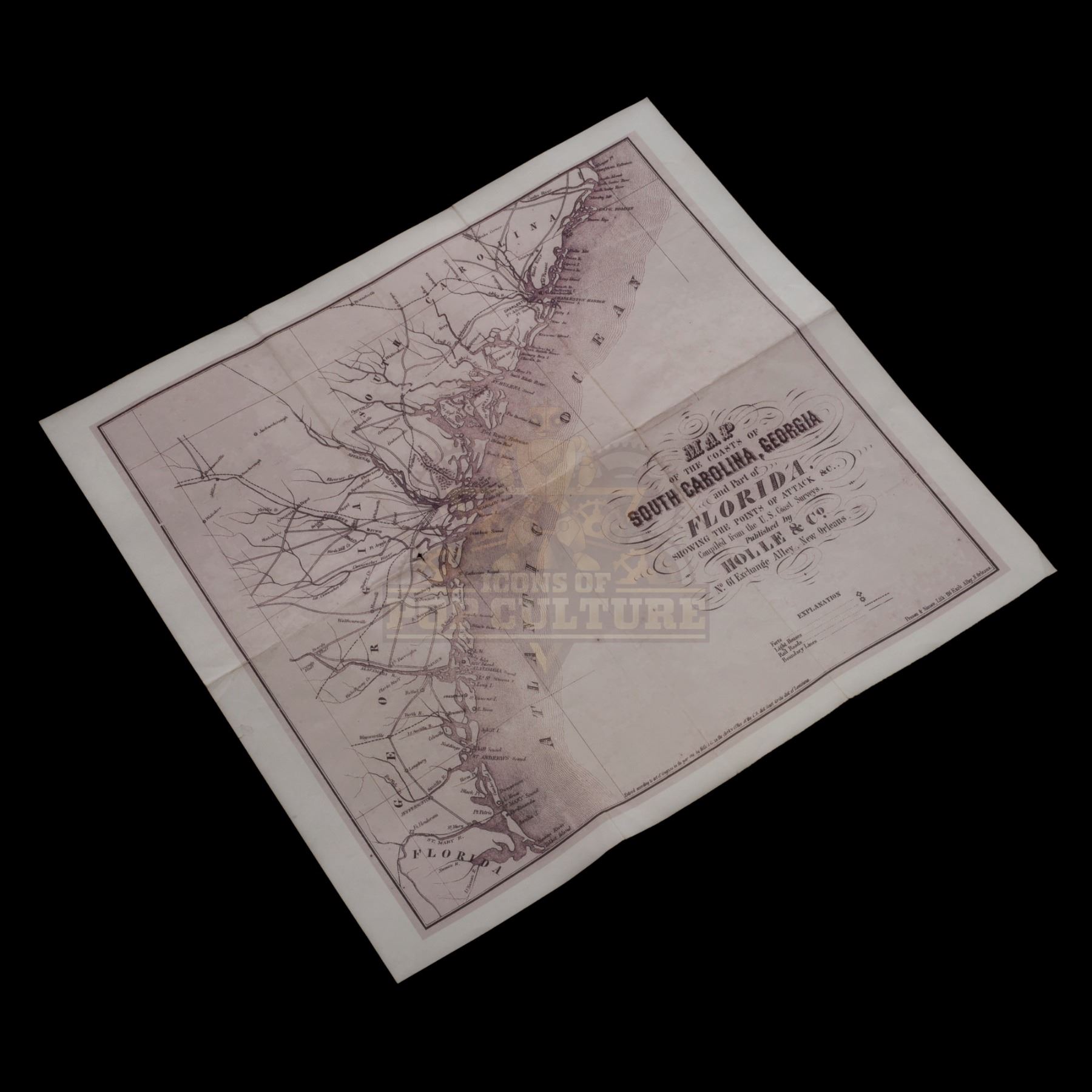 Timeless (TV) – Wyatt Logan’s Civil War Map – TL120