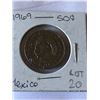 1969 Mexico 50 Cents in High Grade