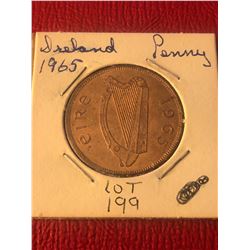 1965 Ireland Large Penny in UNC High Grade