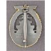 Image 2 : WWII Germany Navy Badge High Seas Fleet Badge Gilt-Tombac EF