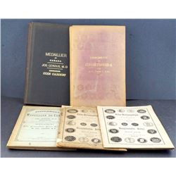Lot of five books by Jos. Leroux. See description.