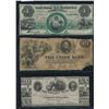 Image 1 : Lot of Three - Early US Banknotes. See Description.