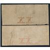 Image 2 : Lot of 2 - Central Bank of Alabama 1855 $20
