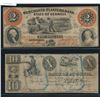 Image 1 : Lot of four notes Pre - Civil War Georgia See Description