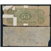 Image 2 : State of Alabama 1864 Two Notes , low grade $5, and $50