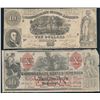 Image 1 : CSA 1861 Lot of Two Different $10 Notes, Both Dated Sept. 2, 1861