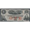 Image 1 : The Bank of Clifton 1859 Fully Engraved Date UNC $1