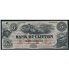 Image 1 : The Bank of Clifton 1859 Fully Engraved Date UNC $5
