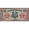 Image 1 : The Bank of Clifton 1861 Fully Engraved Date UNC $2