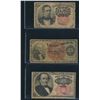 Image 1 : USA Fractional Currency Lot of Seven Different Notes